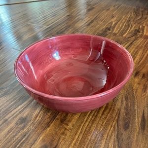 Vintage Espana Maroon Serving Bowl